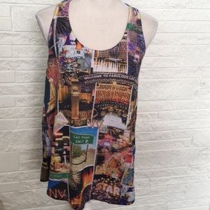 Las Vegas bling tank top
